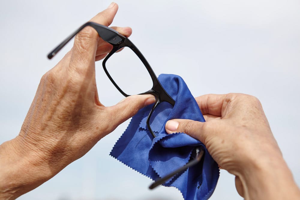 wondering how to clean your glasses properly and keep them spotless
