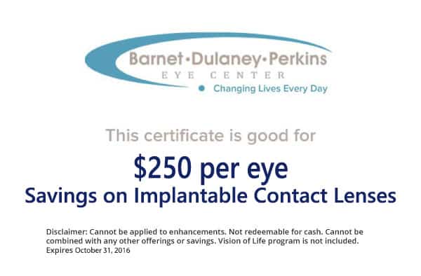 Lasik eye surgery coupons discounts