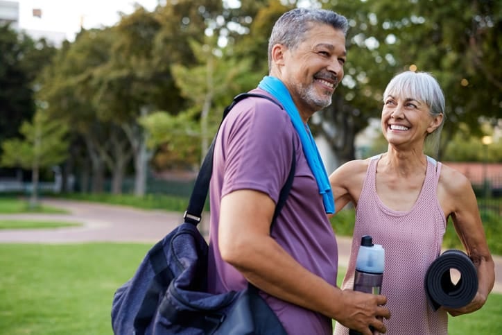Person exercising confidently outdoors, representing lifestyle outcomes patients consider when evaluating cataract surgery costs